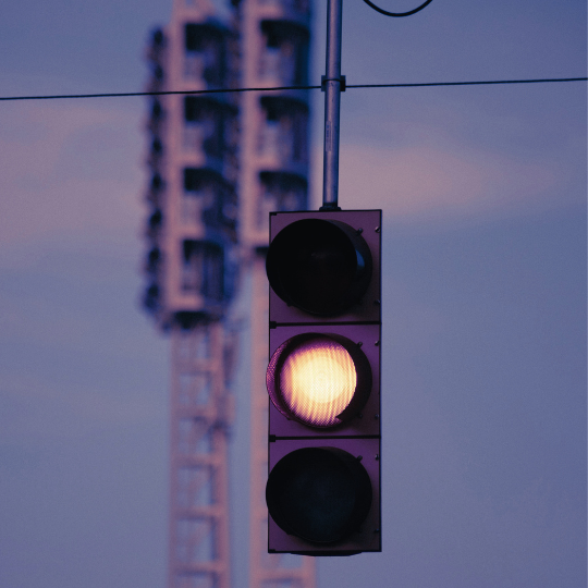 A photo of traffic lights